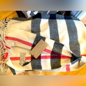 Brand new Burberry scarf with tags